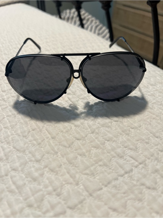 Porsche Design Accessories - Porsche Design Black Aviator Sunglasses